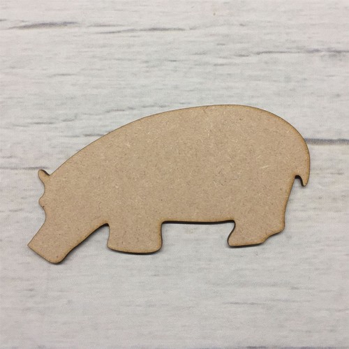 Hippo mdf wood - hippo,