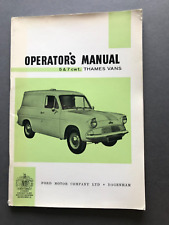 1964 Ford Motor Company 5 & 7 CWT Thames Vans Operator's Manual