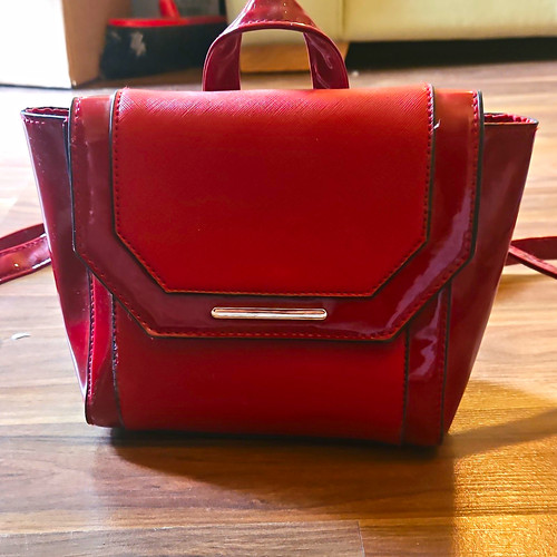 Women red faux - women’s,