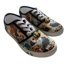 Panda Bear Charm Sneakers Sz 6