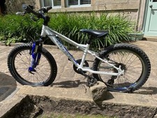 Boys Mountain Bike - Halfords Carrera Luna White 20in Wheels