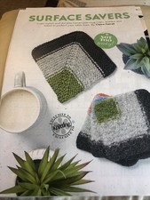 Surface Savers, Knitting Pattern for Coasters by Claire Fairall