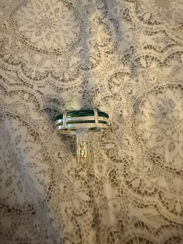 Large oval aquamarine - oval, set