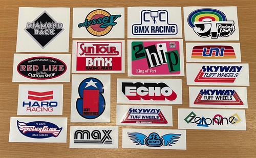 Old school bmx decals - old,
