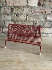 Red Vintage Retro Wire Record