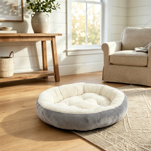 Dog bed donut luxury - dog,
