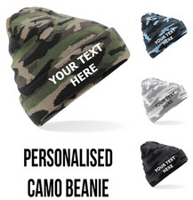 Personalised Beanie Hat Mens