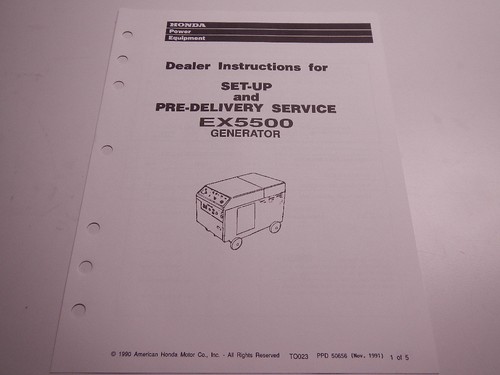 1990 honda generator - honda,