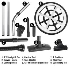 2.5m Hose, Cloth Filter, Tool
