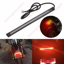 Universal Motorcycle 48LED Light Strip Rear Tail Brake Stop Turn Signal Lights