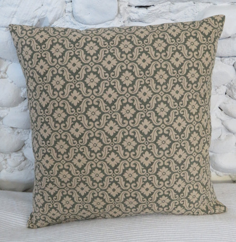 Cushion cover floral beige - cushion, cover,