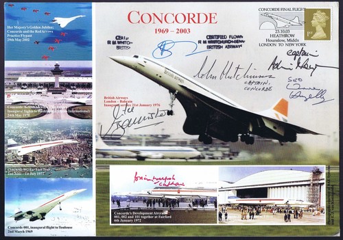 Concorde multi signed cover - concorde,