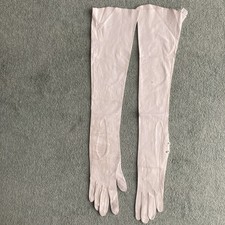 VINTAGE LONG WHITE KID GLOVES
