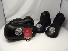 Taekwondo Sparring Set Gloves & Kick Boots Size L                           LM12