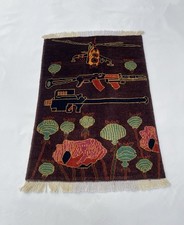 80x60 Cm Afghan War Rug  War
