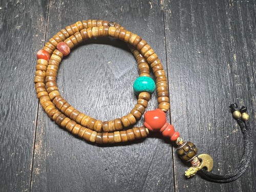 Yak bone mala tibetan - yak,