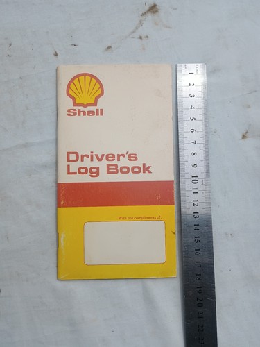 1970s shell driver log book - log,