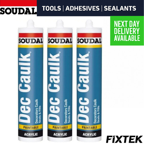 Soudal decorative white caulk - decorative,