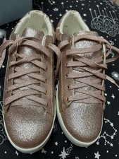 Office London Rose Gold Glitter  Pump Style Shoe. Size EUR 40 UK 6.5. Brand New