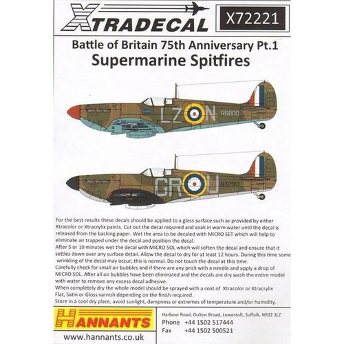 Spitfire ia battle of - 1:72,