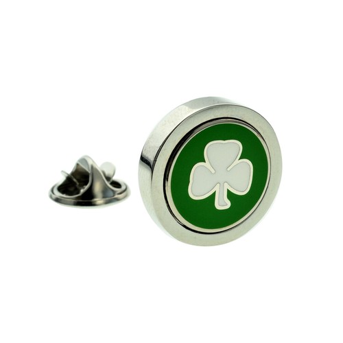 Irish shamrock lapel pin - irish,