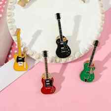 Enamel GUITAR Pin Badge Choose your colour ( Box H 3)*