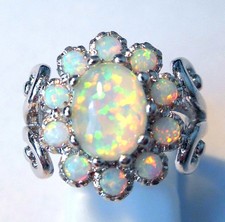 GORGEOUS WHITE  FIRE OPAL