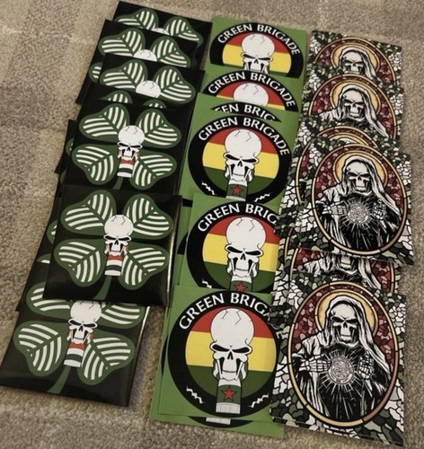 Green brigade stickers pack - brigade,
