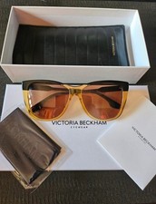 Victoria beckham brown yellow - victoria, brown/yellow