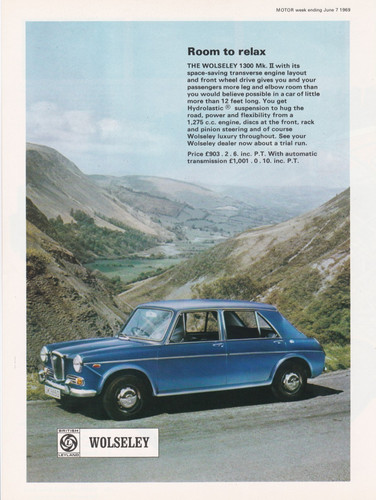 Wolseley 1300 mark original - 1300,