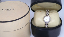 Links of London Ladies Silver Stainless Steel Sweetie Wristwatch Boxed Working