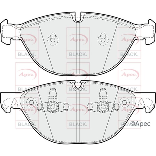 Brake pads set - brake, e71