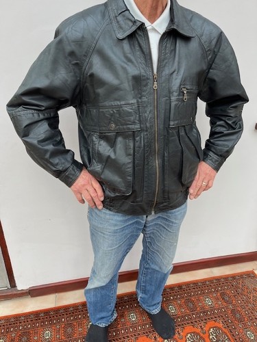 Gents large retro leather - large,retro,