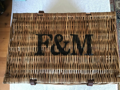 Fortnum mason wicker basket - &,