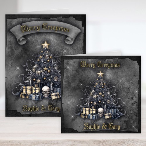 Personalised gothic merry - personalised,