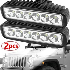 2X 12V LED Work Light Bar Flood Spot Lights Driving Lamp Offroad Car Truck SUV