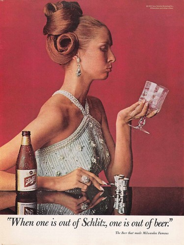 Original advert for schlitz - advert,