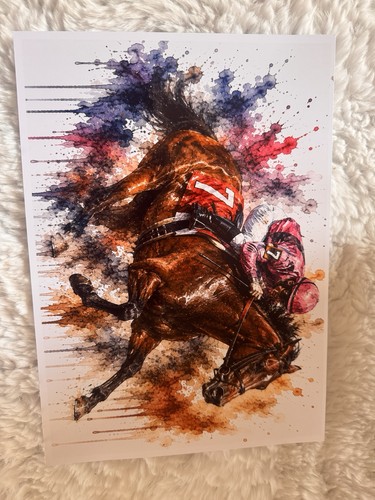 Jockey and racing horse - racing,