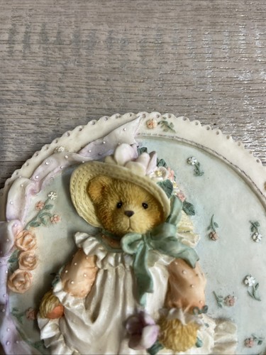 Cherished teddies faith plaque - teddies,