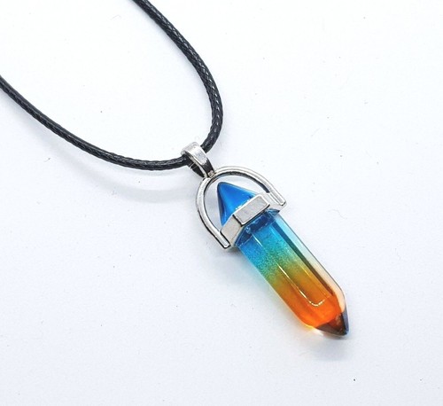 Quartz necklace crystal - necklace,