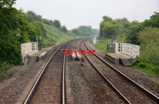 PHOTO  CAB VIEW OF UPPER HEYFORD BRIDGE OVER THE OXFORD CANAL AND KNAPTONE CROSS