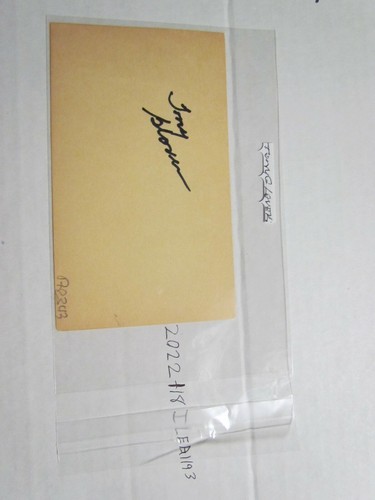 Tony glover signed - signed,