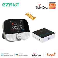 WiFi Smart Thermostat RF433 Tuya App Control for Floor Heating/Gas Boiler