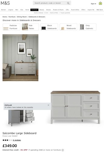 Salcombe large sideboard - large,