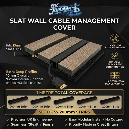 Acoustic slat wall cable - acoustic, tidy