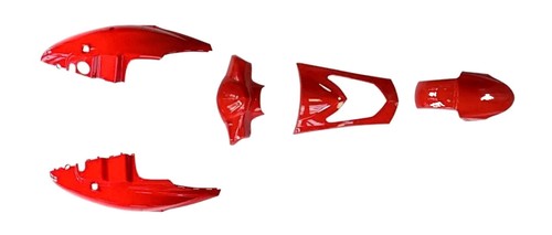 Red plastic kit - plastic, for