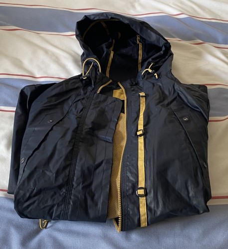 Ladies navy wax effect jacket - navy,