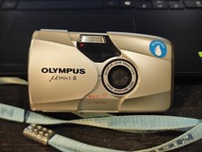 【Exc+】Olympus mju II Stylus Epic Compact Film Camera 35mm 2.8F lens straps