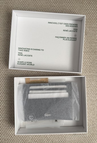 Lacoste navy card - navy, holder
