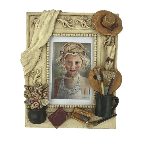 Vintage photo frame art - vintage, book